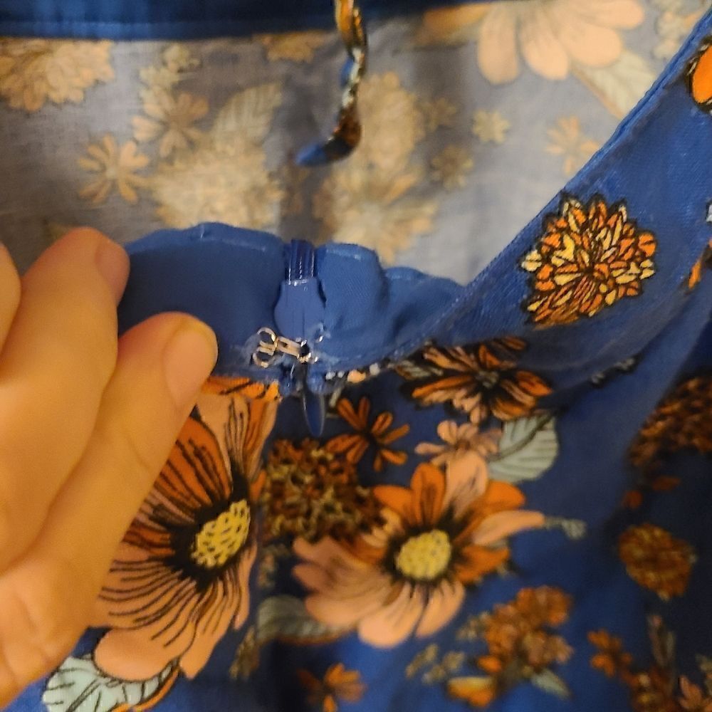 Modcloth Bursting With Optimism Fit and Flare Dress - Picture 7 of 9